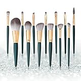 Subsky Pinselset Make up Pinsel Set 13 Stück Professionelle mit Gesichtspinsel Lidschattenpinsel Augenpinsel Synthetische Haar Kosmetik Pinselsets Eyeshadow Eyeliner Gesichtspuder (E)