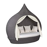 Liegeinsel Eye Catcher Chai Duo einseitig offen Liege Insel Lounge Polyrattan Zwieb