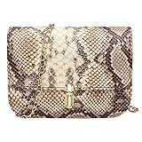 Messenger / Damen Mädchen kleine Umhängetasche Frauen Ausgehtasche Kupplungen Crossbody Taschen Schultertasche Handtasche Kunstleder Vintage Design Geschenk für Valentinstag (One size, Z1-Khaki)