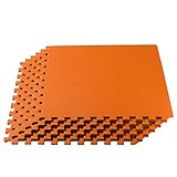 We Sell Mats Matten 100 Quadratische Füße ineinandergreifende Schaumstoff Fliesen, Orang