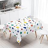 CCBAO Blumensamt Rechteckige Küchentischdecke Café Quadratische Couchtisch Tischdecke Indoor Und Outdoor Wohnzimmer Gartendekoration Party 140x220