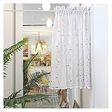 PBZLL Badvorhänge Sind Kurze Vorhänge, Schrankvorhänge Und Schrankvorhänge Sind Halb-Tür-Vorhänge, 55-Zoll-breite Farbtonvorhänge (Size : 55x32in)