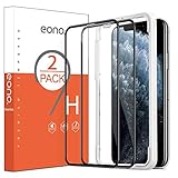 Amazon Brand-Eono[2 Stück] Schutzfolie kompitabel mit iPhone 11 Pro/iPhone XS/iPhone X (5.8 Zoll), 9H,Anti-Kratzer,Anti-Bläschen,3D Full S