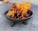 Czaja Stanzteile Feuerschale Kiel Ø 60 cm - mit verstärktem Rand - Feuerschalen für den Garten, Terrasse und Balkon, Feuertonne und Feuerkorb, kleine Feuerstelle für den Garten…