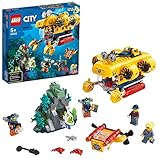 LEGO 60264 City Meeresforschungs-U-Boot, Tiefsee-Unterwasser Set, Tauch Abenteuerspielzeug fü