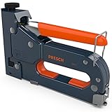 Presch Handtacker Set TÜV GS geprüft - Profi Tacker mit 600 tlg. Klammern-Sortiment für Holz, Stoff, Möbel und zum Polstern - Werkzeug Holztack