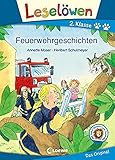 Leselöwen 2. Klasse - Feuerwehrgeschichten: Erstlesebuch für Kinder ab 7 J