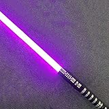 YLME Lightsaber Star Wars Glühen Sound Spielzeug Metall Abnehmbare USB Lade Licht Laser Schwert Kinder Glühen Spielzeug Geschenk Cosplay Spielzeug,Lila,38.5I