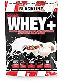 sinob Honest Whey Protein - Erdbeer Shake - 1 x 1000 g. 12,5% Isolate Anteil. Instant lösliches Eiweißpulver mit BCAA & EAA 'Hergestellt in Deutschland'