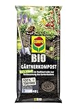 COMPO BIO Gärtner-Kompost zur Intensivierung der Bodenaktivität im Garten und Hochbeet, Grünkompost, Torffrei, Kultursubstrat, 40 Liter, B