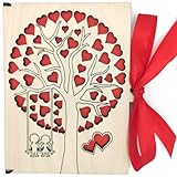 Grußkarte Aus Holz I Handgefertigte I Geschenkkarten Mit Umschlag I Hochzeitskarte I Weihnachtskarte I Geburtstagskarte I Glückwünschekarte I Muttertagkarte I Design Karte Mit B