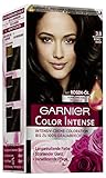 Garnier dauerhafte Creme-Coloration, für intensive, langanhaltende Farbe, 100% Grauabdeckung, Color Intense, 3.0 Dunkelbraun, 3 x 1 Stück