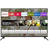 CHiQ U50H7L Rahmenloser UHD Fernseher 50 Zoll TV 4k Randlos Smart TV 126 cm Bilddiagonale [Assembled in EU] (Version 2020, Amazon Prime Video, Youtube, Netflix)