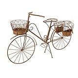 Pureday Blumentopfhalter Fahrrad Rusty - Blumenständer - Metall - R