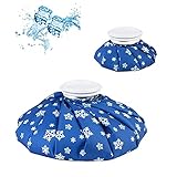 2 Stücke Eisbeutel, Blau Eisbeutel, Heiße und Kalte Eisbeutel, Eisbeutel in 2 Größe, Kompresse Eisbeutel, Wiederverwendbar Eisbeutel für Kopf Schulter Bein Knie Sportverletzungen (6'/ 11')