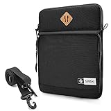 tomtoc Tasche für 12,9-Zoll iPad Pro (3., 4. und 5. Generation) 2018-2011, Tablet Schultertasche für Magic Keyboard, Power Adapter, AirPods, iPad Zubehör, Kompatibel mit Surface Pro, Surface Laptop G