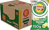 Lay's Iconic Restaurant Flavours Chips Subway Teriyaki, Doos 9 stuks x 150 g