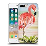 Head Case Designs Offizielle Zugelassen Lisa Sparling Flamingo Vögel und Natur Soft Gel Handyhülle/Hülle kompatibel mit Apple iPhone 7 Plus/iPhone 8