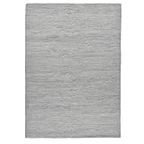 Original Berber Teppich aus 100% nachhaltiger Schurwolle; handgeknüpft, weich und robust aus Marokko | 60 x 120 cm; Farbe: Sand | Florrfäden: ca. 102400 | THEKO die markenteppiche - Taza Roy