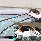 TAIYUAN Mopp Einstellbare Autowaschbürste Wischmops Auto-Reinigungs-Werkzeug Zubehör Tücher Bürsten Automobil Waschbürste Auto (Color : Mop Head)