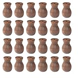 BOOHAO 24 Stück Holzkordel Quasten Fenster Jalousie Holzkordel Knopf Holzkordel Quasten Kordel für Jalousien oder Lamp