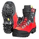 Pfanner Zermatt GTX Forstschuh, Rot/Schwarz, 43 EU
