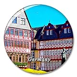 Deutschland Romer Platz Frankfurt Kühlschrank Magnete Dekorative Magnet Flaschenöffner Tourist City Travel Souvenir Collection Geschenk Starker Kühlschrank Aufkleb