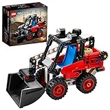 LEGO 42116 Technic Kompaktlader, Bagger - Hot Rod, 2-in-1 Set, Kinderspielzeug, Baufahrzeug, Spielzeugauto, Geschenk für Kinder ab 7 J