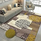 Wohnzimmerteppich Mehrfarbig Teppichs Schlafzimme Komfortabler und weicher Kurzflor-Teppich rutschfester und schmutzabweisender Salon-Salon-Schlafzimmer kann individuell angepasst werden area rug 60X9