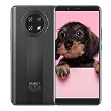 CUBOT Note 9 Smartphone ohne Vertrag, Android 11, 6 Zoll Bildschirm, 3GB+32GB/128GB Erweiterbar, 16MP Dreifach Kamera, 4G Daul SIM Mobile Phone Face ID/GPS - Schw