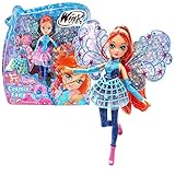 Winx Club Bloom | Cosmix Fairy Puppe beweglichen holografischen Flüg