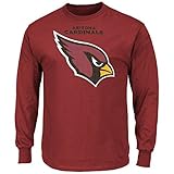 Arizona Cardinals Majestic NFL Critical Victory 2 Men's Long Sleeve T-S