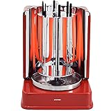 Syntrox Germany Dönergrill ROT-1400W-RED-Avila Gyrosgrill Kebapgrill Schaschlikgrill Rotisserie Hähncheng