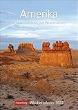 Amerika Wochenplaner 2022 - Wandkalender mit Wochenkalendarium und viel Platz für Termine und Notizen - 53 Blatt mit Zitaten und Wochenchronik - 25 x 35,5