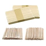 Wachs Spatel Sticks,300PCS Haarentfernung Augenbrauen Wachs Applikator Sticks Klein Wachs Spatel Holzspatel Haarentfernung Waxing Handwerk Stick