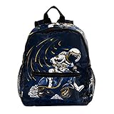 Babyrucksack Cooles Astronauten-Elektrofahrzeug Junge Kinder Rucksäcke Kindergarten Vorschule Kleinkind Jungen/Mädchen Schultasche niedlich Schultaschen 25.4x10x30