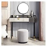 YAYA2021-SHOP Schminktisch Kommode Schlafzimmer Licht Luxus Ankleideretisch Einfache Kleinwohnung Möbel mit Make-up-Hocker Kosmetik