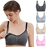 ROERDTRY Stretch Elastizität Bustier Damen Spitze BH Sexy Durchsichtig Träger Spitze Blumenstretch-Bügel-BH Yoga Bra Oberteiles Tops Sports BH Push up Yoga Bra Damen (Beige2, S)