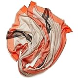 YANGJT1 Damenschal, Wollschal Damen Herbst und Winter Warm Kammgarn dünner Schnitt Farblich passender Karierter Wollschal (Hellbraun)