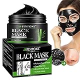 Black Mask, Peel off Maske, Mitesser Maske, Blackhead Maske, Blackhead Remover Maske, Bambus Holzkohle Peel Off Maske, Poren reinigen Anti Öl Kontrolle Reinigung Blackhead Maske,Tiefenreinigung-120