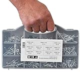 Blindnieten Sortiment 3,2 4,0 4,8 mm Alu Set Pop Nieten 600-tlg