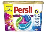 Persil Color 4in1 Discs (1 x 44 Waschladungen), Colorwaschmittel mit Tiefenrein-Plus Technologie und langanhaltender Frische, Waschmittel für leuchtende Farb