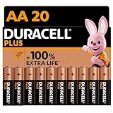 Duracell NEU Plus AA Mignon Alkaline-Batterien, 1.5V LR6 MN1500, 20er-Pack, LR06, 20 Stück