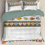 Bettbezug-Set USA Luxe Bettwäsche 4. Juli Unabhängigkeitstag bemaltes Holzpaneel Wand Blick Bild Freiheit blau rot beig