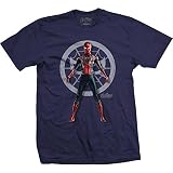 T-Shirt # L Blue Unisex # Avengers Infinity War Spider C