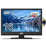 Cello C1620FS 16'(40 cm Diagonale) Full HD LED TV mit eingebautem DVD Player und DVBT2 S2 Triple T