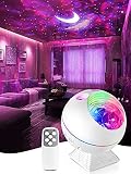 Star Projector,LED Sternenhimmel Projektor Erwachsene,Galaxy Projector,Mini Nachtlicht Kinder,bluetooth Lampe Dimmbar Touch 360° Drehbar mit Fernbedienung,Auto Sternenhimmel Light für Mädchen Geschenk