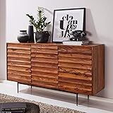 KADIMA DESIGN Sideboard Landhaus Kommode Holz Massiv Anrichte Standschrank N