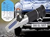 Refraktometer Frostschutz Scheibenwasser Batteriesäure AdBlue KfZ Glykol PKW IN-978 genaue Messung von Frostschutzmitteln im KFZ & oder für Solaranlagen mit Bedienungsanleitung in D