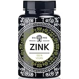 DiaPro® Hochdosierte Zink-Tabletten 25 mg bioverfügbares Zink pro Tablette aus Zink-Bisglycinat 365 Stück Jahresvorrat 100% Vegan Laborgeprüft Hergestellt in D
